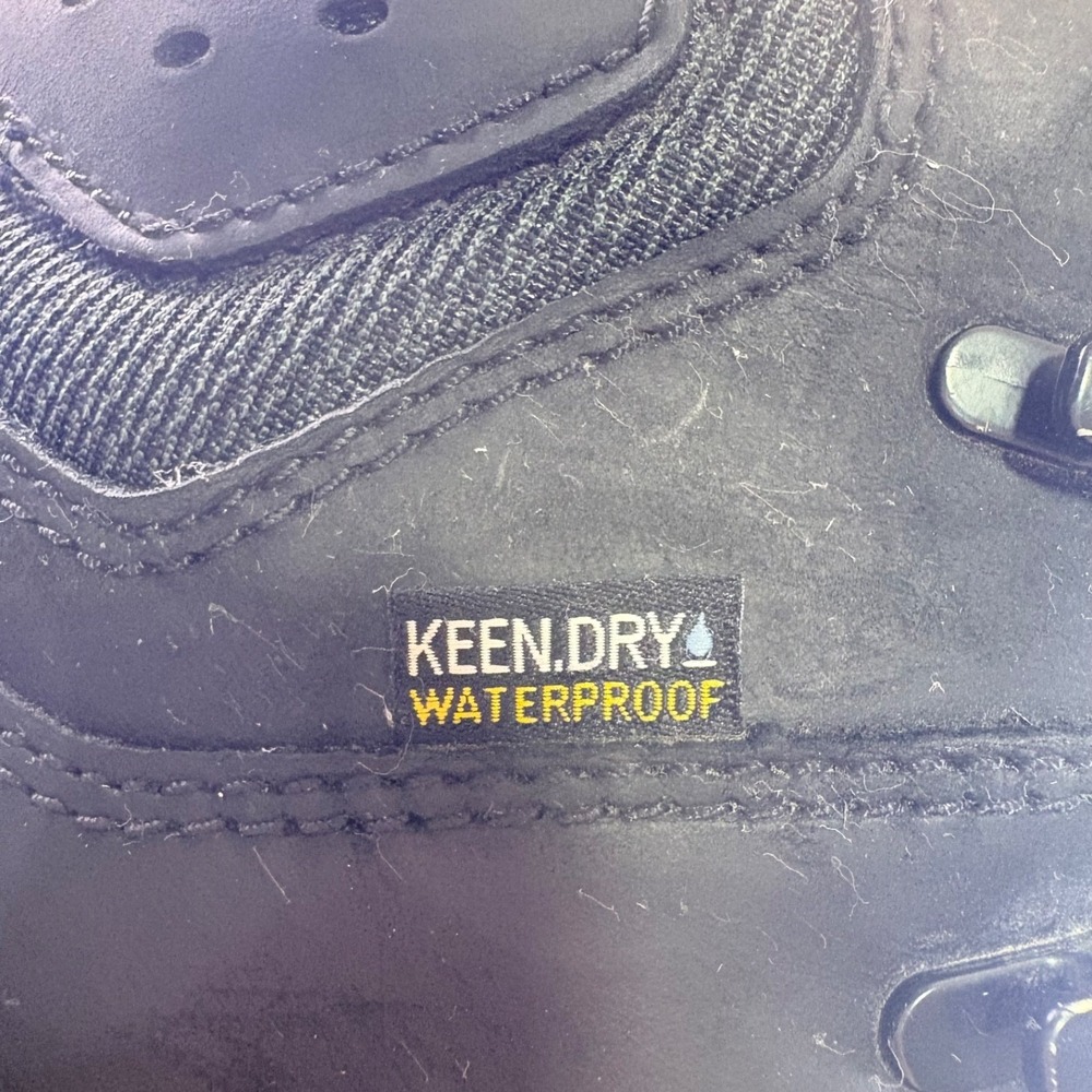 KEEN Work Boot Men 14D Black Utility Portland 6" KBF Waterproof Carbon-Fiber Toe - Picture 15 of 15